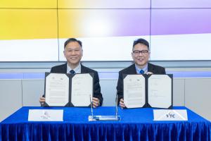 Signing the MoU with subsidiary companies under Shun Hing Group to Promote the Vocational Professionals Admission Scheme